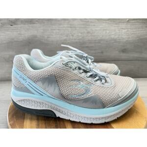 Gdefy Gravity Defyer Shoes Gray Green Lace Up Orthotic Sneakers Women’s 9